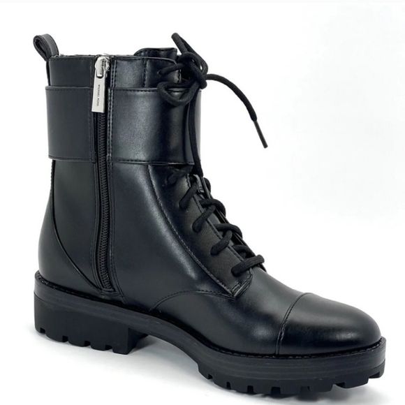 Michael Kors Tatum Logo Leather Ankle Boot 8 - Picture 2 of 7